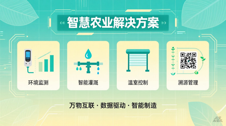 智慧农业解决方案架构图