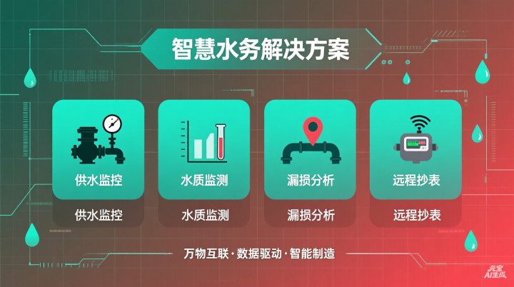 智慧水务解决方案架构图